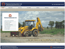 Tablet Screenshot of channaconstruction.com